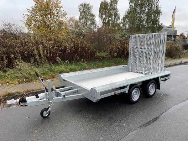 Baumaschinenanhänger Hulco TERRAX-2 3500 294x150 ( Lange Klappe 150 cm )