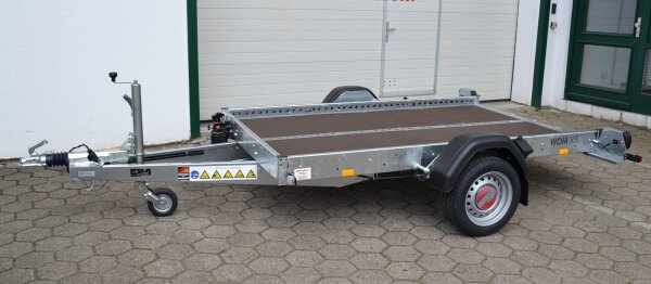 PKW Anhänger Fabrikat Stema Typ WOM XT mit Handpumpe STS XT 251x153 1300 kg