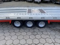 PKW Anh&auml;nger Fabrikat Brian James Typ: T6 Transporter - 5,50x2,24 m - 3.500kg 10 Zoll inkl. 1,80m Rampen
