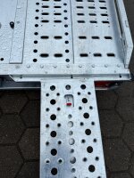 PKW Anh&auml;nger Fabrikat Brian James Typ: T Transporter - 5,00x2,24 m - 3.500kg 10 Zoll, inkl. 1,80m Rampen