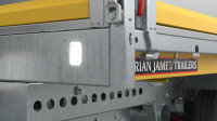 PKW Anh&auml;nger Fabrikat Brian James Typ Cargo Tipper 270x160 2,7 t 2 Achser mit E Pumpe, Pendelklappe
