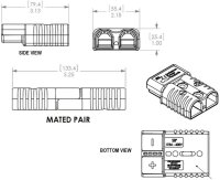 Anderson-Stecker SB 175A rot 35 mm&sup2;