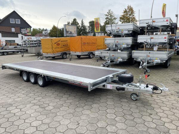 Pkw Anhänger Fabrikat: Brian James Trailer Typ: CarGO CONNECT 500x215 3,5 t tridem 10"