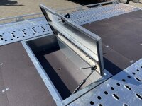 PKW Anh&auml;nger Fabrikat Brian James Typ: T Transporter - 5,50x2,24 m - 3.500kg 10 Zoll Auffahrklappe