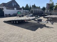 PKW Anh&auml;nger Fabrikat Brian James Typ: T Transporter - 5,50x2,24 m - 3.500kg 10 Zoll Auffahrklappe