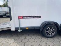 PKW Anh&auml;nger Fabrikat Brian James Typ Box Van 600  3.50m x 1.60m, 2700 Kg wei&szlig;