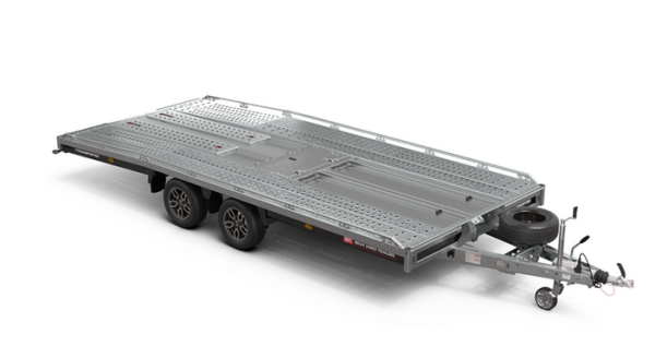 PKW Anhänger Fabrikat Brian James Typ: T Transporter - 5,00x 2,24 m - 3.500kg 12 Zoll inkl. 1,80m Rampen