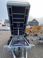 PKW Anh&auml;nger Fabrikat B&ouml;ckmann Typ DK-ST 3718-35 mit Gitteraufsatz 60 cm