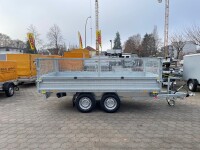 PKW Anh&auml;nger Fabrikat B&ouml;ckmann Typ DK-ST 3718-35 mit Gitteraufsatz 60 cm